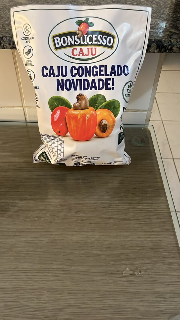 Embalagem Bonsucesso Caju Congelado